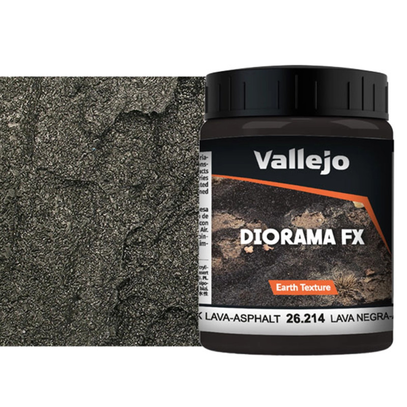 Effet Terre de lave 200 ml - Diorama FX - VALLEJO 26.214 Effet Terre de lave 200 ml - Diorama FX - VALLEJO 26.214