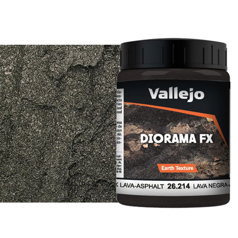 Effet Terre de lave 200 ml - Diorama FX - VALLEJO 26.214 Effet Terre de lave 200 ml - Diorama FX - VALLEJO 26.214