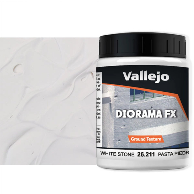 Effet Pierre Blanche 200 ml - Diorama FX - VALLEJO 26.211 Effet Pierre Blanche 200 ml - Diorama FX - VALLEJO 26.211