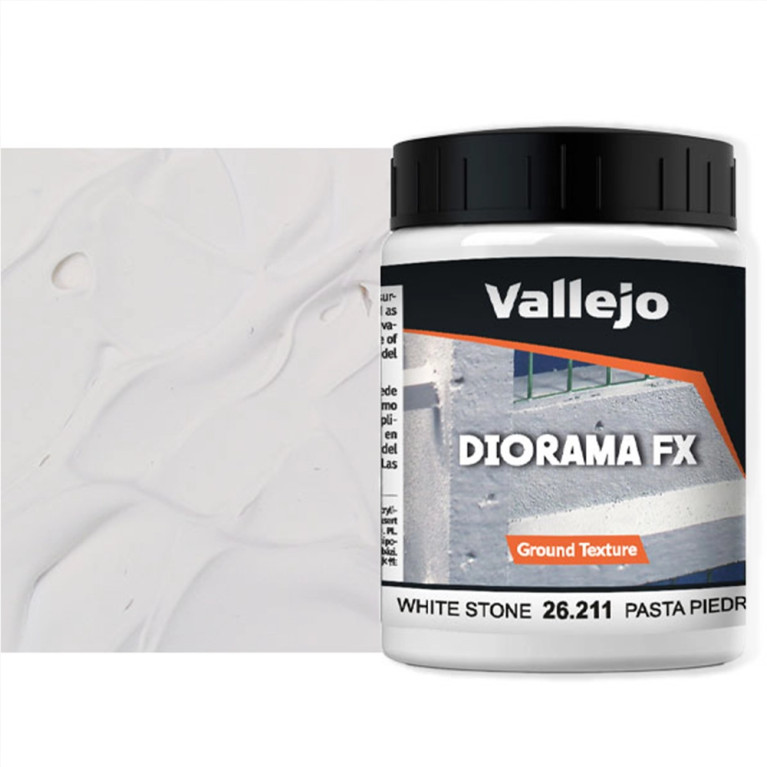 Effet Pierre Blanche 200 ml - Diorama FX - VALLEJO 26.211 Effet Pierre Blanche 200 ml - Diorama FX - VALLEJO 26.211