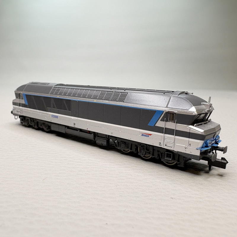 ARNOLD HN2653, Locomotive diesel CC 72006, "livrée Multiservice (Isabelle)", logo casquette, SNCF