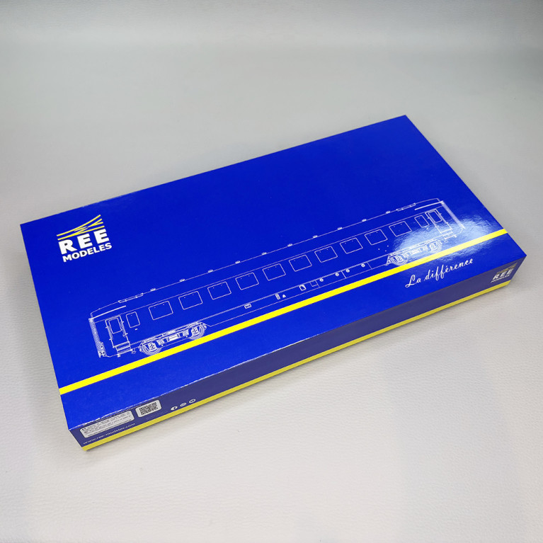 REE VB-405 - 3 voitures DEV AO couchettes, 2CL, B9C9, SNCF -