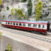 Voiture restaurant Vru, rouge / gris béton, SNCF, Ep. IV - LSMODELS 40347 - HO 1/87