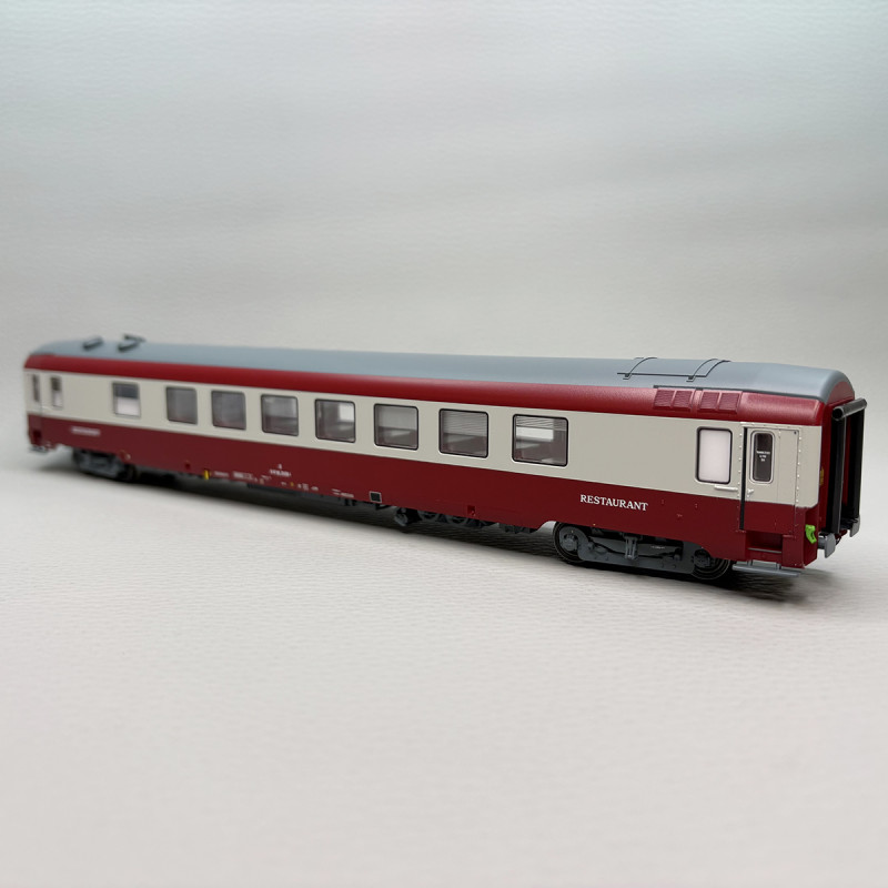 Voiture restaurant Vru CAPITOLE SNCF (Livrée rouge R37) - LSM90351 - LS