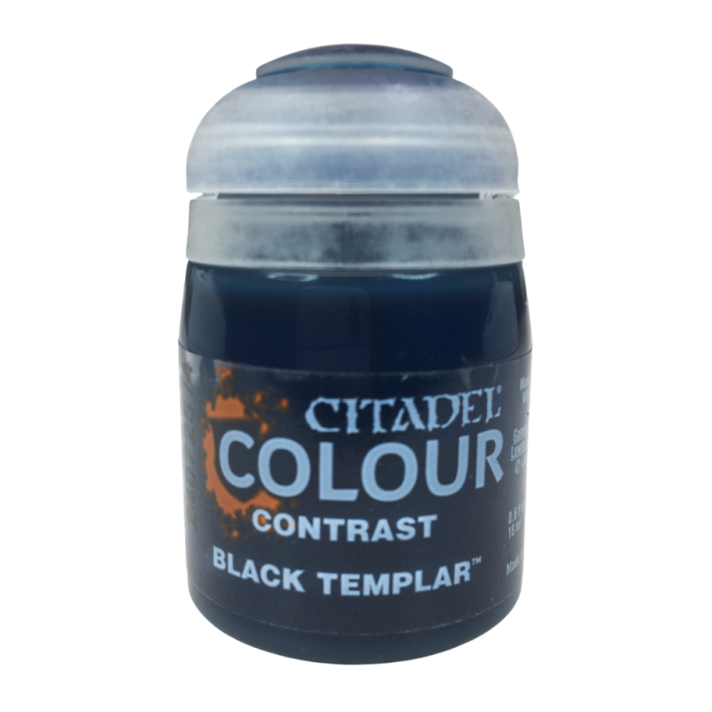 Peinture Contrast Black Templar, 18ml, Citadel 29-38 Peinture Contrast Black Templar, 18ml, Citadel 29-38