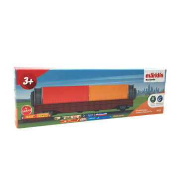 Wagon porte-conteneurs, My World - MARKLIN 44122 - HO 1/87