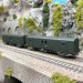 2 fourgons Dqd²m, marquage 1956, feux de fin de convoi, SNCF, Ep. IIIdc - LSMODELS MW106 - HO 1/87
