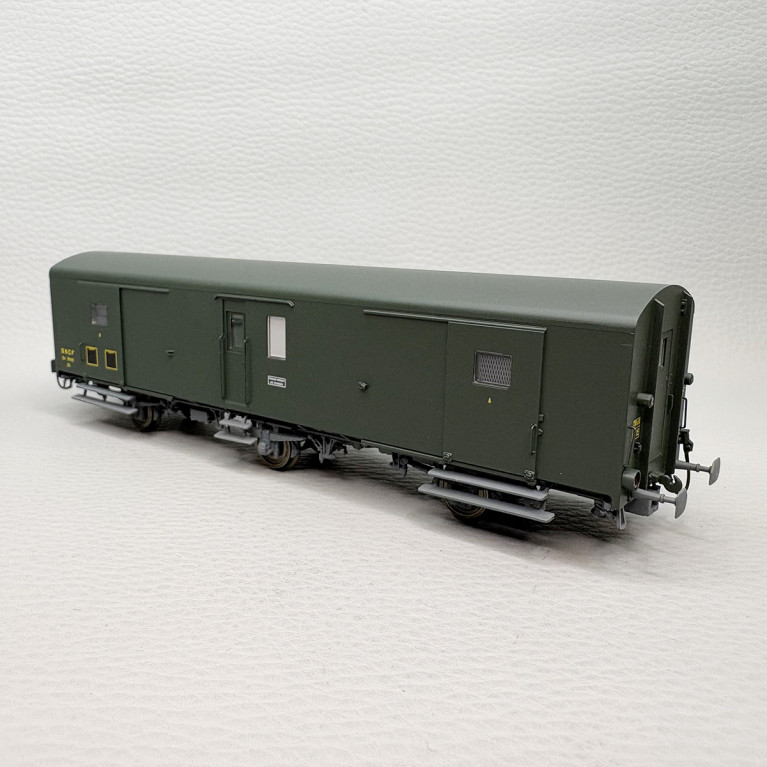 LSMODELS MW105 - Fourgon Dd²ai, marquage 1964, feux de fin de convoi, SNCF
