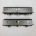 LSMODELS MW104 - 2 fourgons Dqd²m, marquage 1956, toit noir, feux de fin de convoi, SNCF