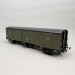 LSMODELS MW103 - Fourgon Dqd²m, marquage 1956, toit noir, feux de fin de convoi, SNCF