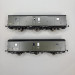 LSMODELS MW102 - 2 fourgons Dqd²m, marquage 1950, toit noir, feux de fin de convoi, SNCF