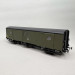 LSMODELS MW101 - Fourgon Dqd²m, marquage 1950, toit noir, feux de fin de convoi, SNCF