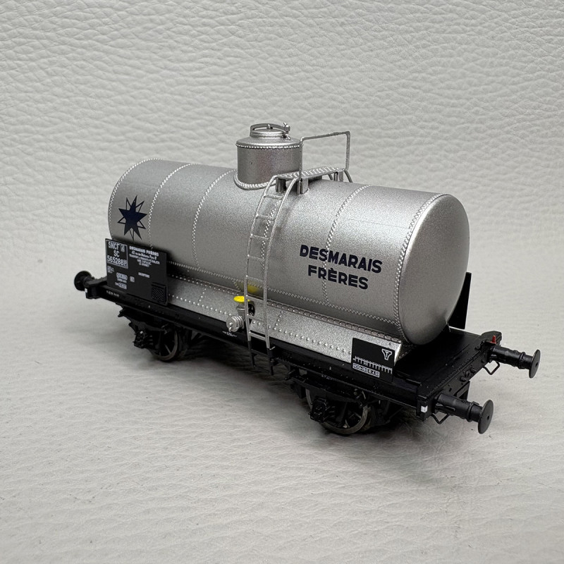 LSMODELS 30455 - Wagon citerne OCEM, "Desmarais", livrée grise, SNCF