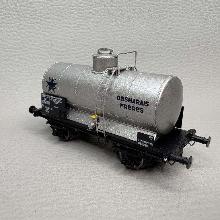 LSMODELS 30455 - Wagon citerne OCEM, "Desmarais", livrée grise, SNCF