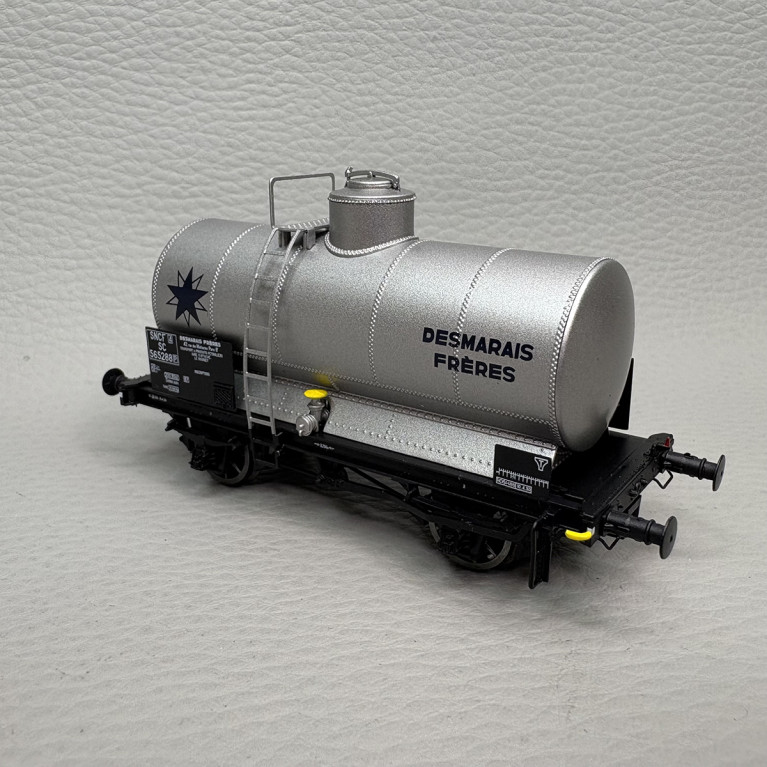 LSMODELS 30455 - Wagon citerne OCEM, "Desmarais", livrée grise, SNCF