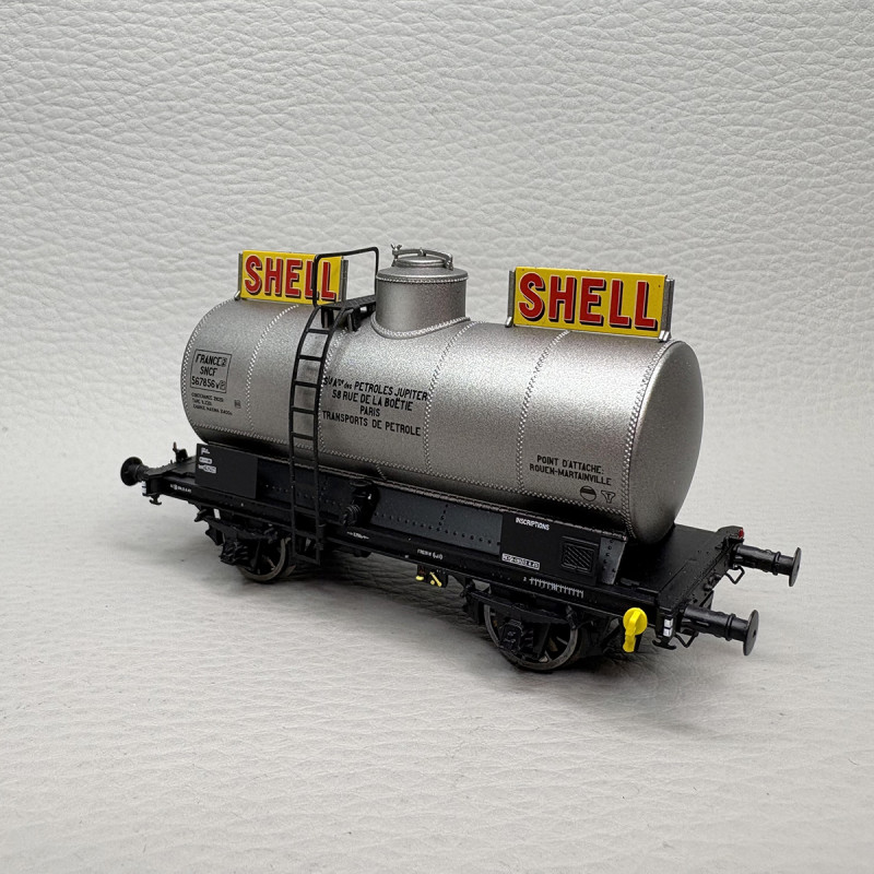 LSMODELS 30457 - Wagon citerne OCEM, "SHELL", livrée grise, SNCF