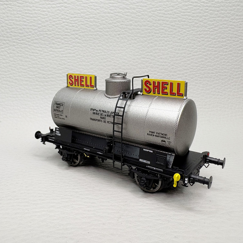 LSMODELS 30457 - Wagon citerne OCEM, "SHELL", livrée grise, SNCF