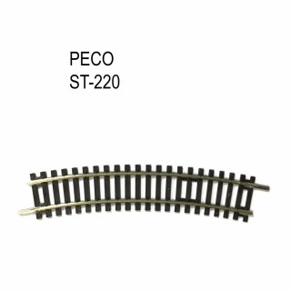 Rail Setrack courbe R1 371mm 22.5 degrés code 100-HO-1/87-PECO ST-220