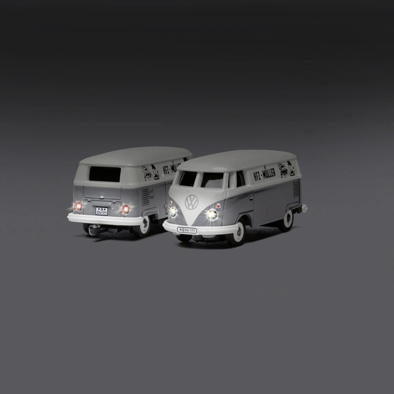 Volkswagen T1 Samba Bus "KZF-Müller" + remorque - 1/87 - CARSON 500504166