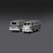 Volkswagen T1 Samba Bus "KZF-Müller" + remorque - 1/87 - CARSON 500504166