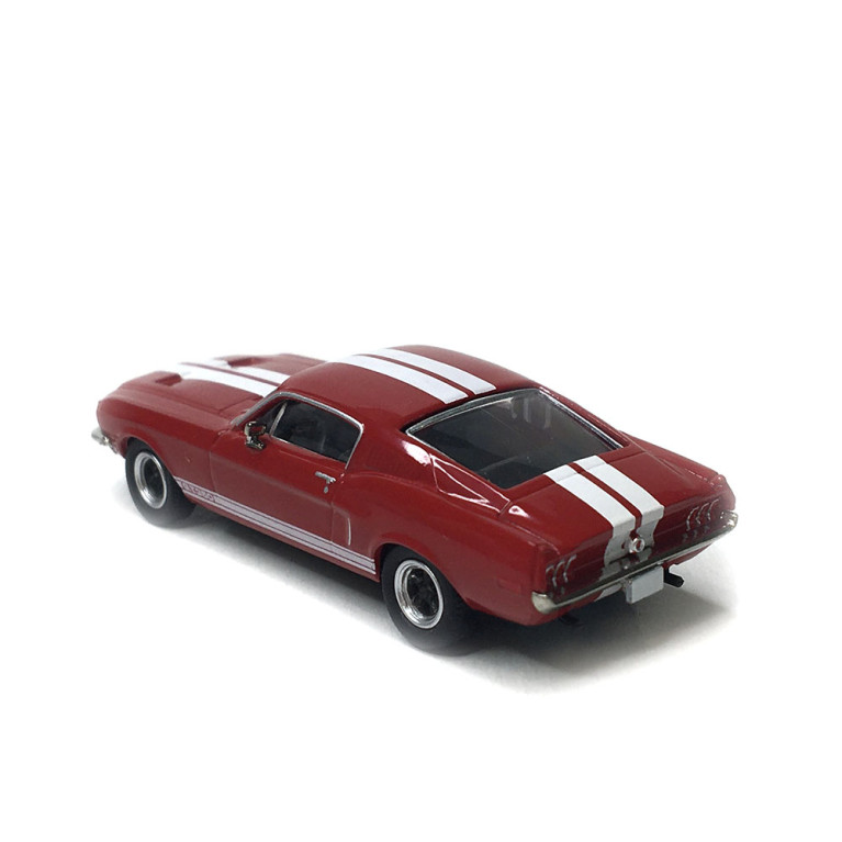 Ford Mustang Fastback, rouge et blanc, 1968 - BREKINA 19605 - HO 1/87