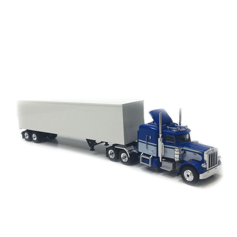 Semi remorque tôlé Peterbilt 359, bleu et blanc, 1973 - BREKINA 85716 - HO 1/87 Semi remorque tôlé Peterbilt 359, bleu et blanc, 1973 - BREKINA 85716 - HO 1/87