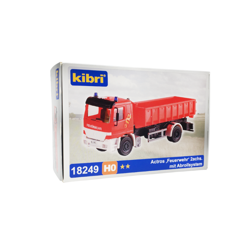 Camion de pompiers Mercedes Benz Actros - KIBRI 18249 - HO 1/87 Camion de pompiers Mercedes Benz Actros - KIBRI 18249 - HO 1/87