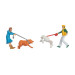 Coffret de figurines Funny scenes : Rencontre entre chiens - NOCH 16602 - HO 1/87 Coffret de figurines Funny scenes : Rencontre entre chiens - NOCH 16602 - HO 1/87