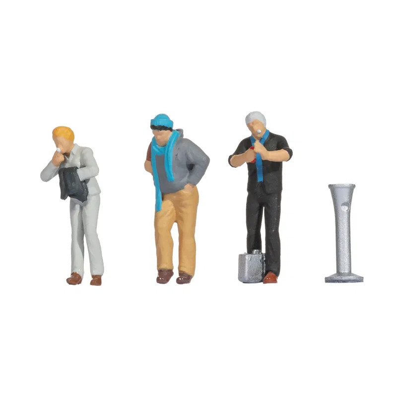 Coffret de figurines Funny scenes : Pause cigarette - NOCH 16604 - HO 1/87 Coffret de figurines Funny scenes : Pause cigarette - NOCH 16604 - HO 1/87