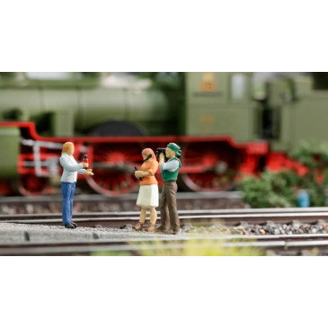 Coffret de figurines Funny scenes : Équipe de reporters - NOCH 16605 - HO 1/87