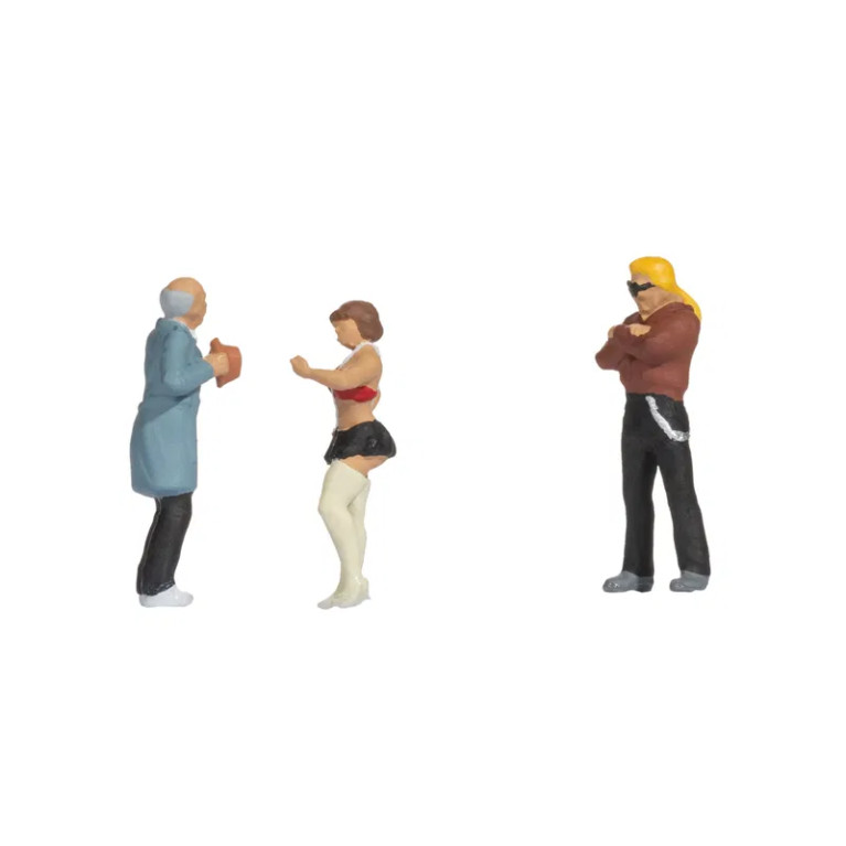 Coffret de figurines Funny scenes : Zone de trottoir - NOCH 16608 - HO 1/87 Coffret de figurines Funny scenes : Zone de trottoir - NOCH 16608 - HO 1/87