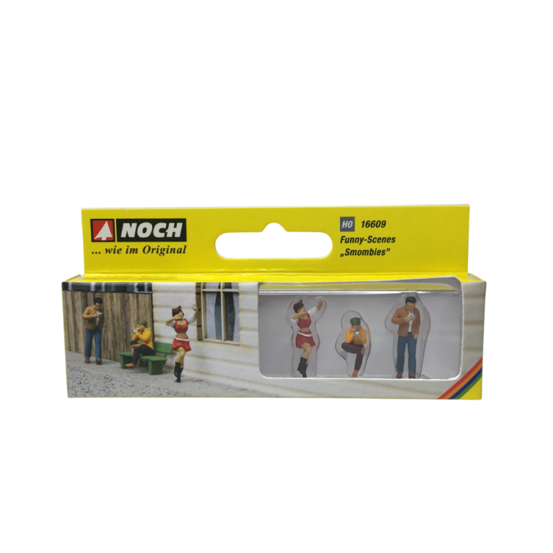 Coffret de figurines Funny scenes : Smombies - NOCH 16609 - HO 1/87