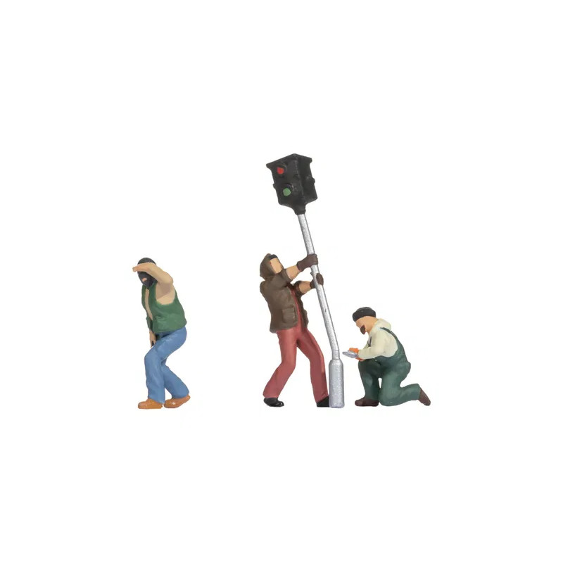 Coffret de figurines Funny scenes : Trop vite - NOCH 16611 - HO 1/87