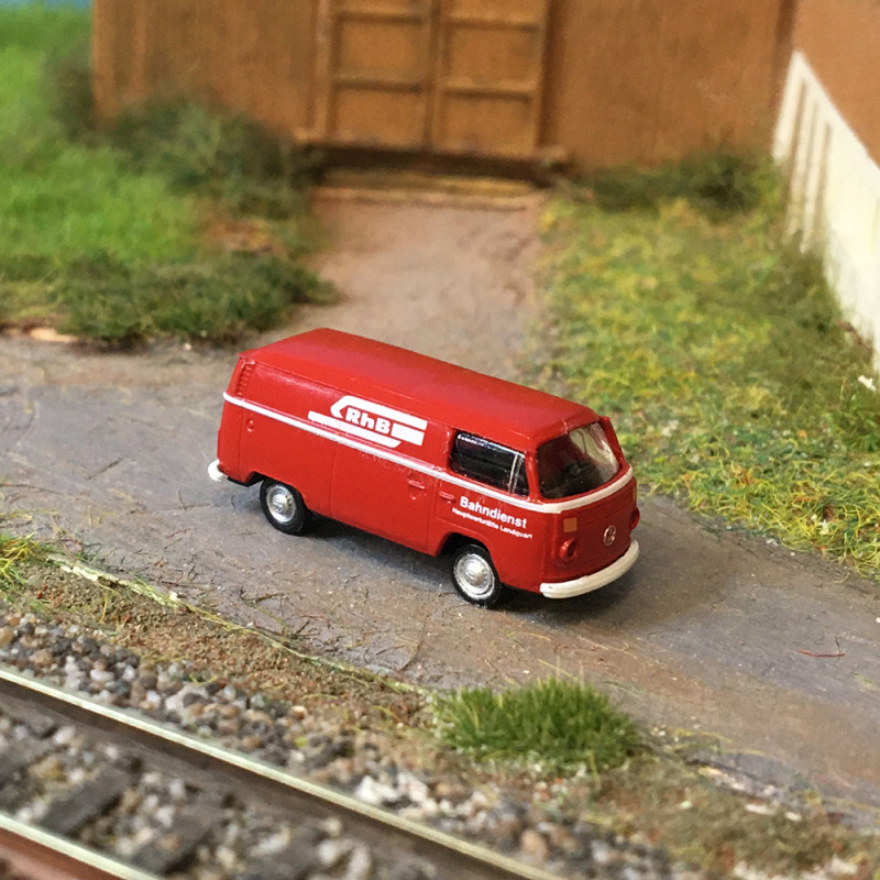 Volkswagen T2 transporter, chemin de fer rhétique, 1967 - LEMKE/MINIS LC3919 - N 1/160