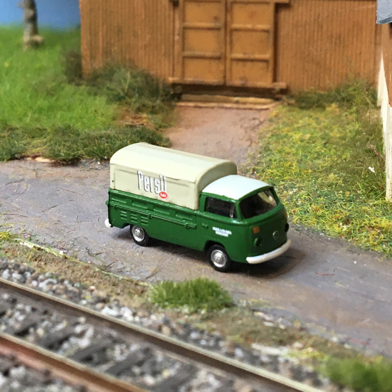 Volkswagen T2 transporter set 2 modèles, Persil, 1967 - LEMKE/MINIS LC3916 - N 1/160