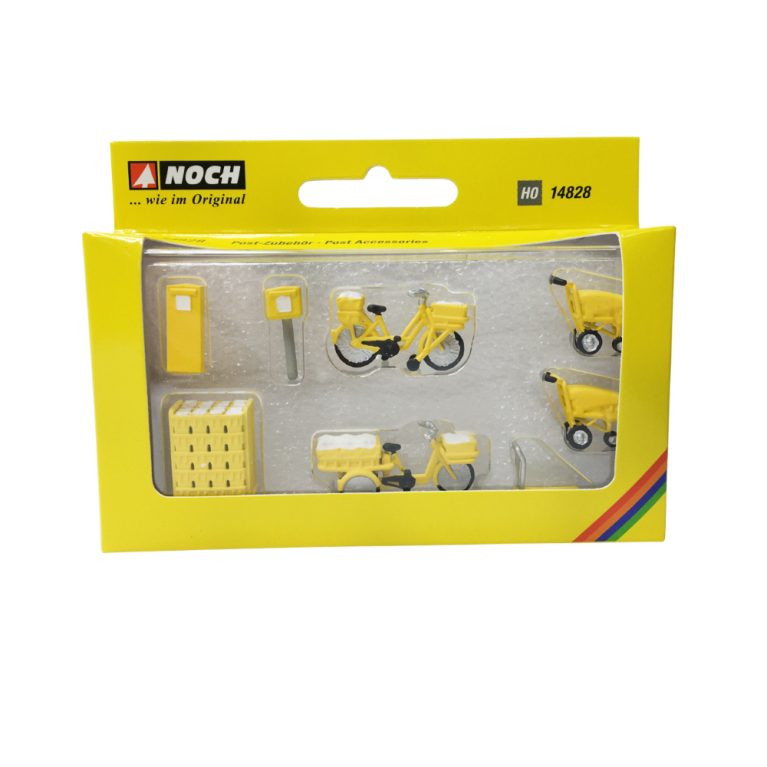 Coffret de figurines, Accessoires de poste - NOCH 14828 - HO 1/87