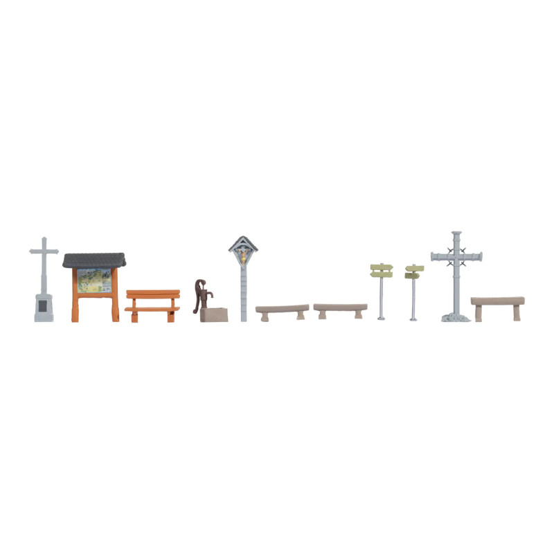 Coffret de figurines, Accessoires de montagne - NOCH 14829 - HO 1/87