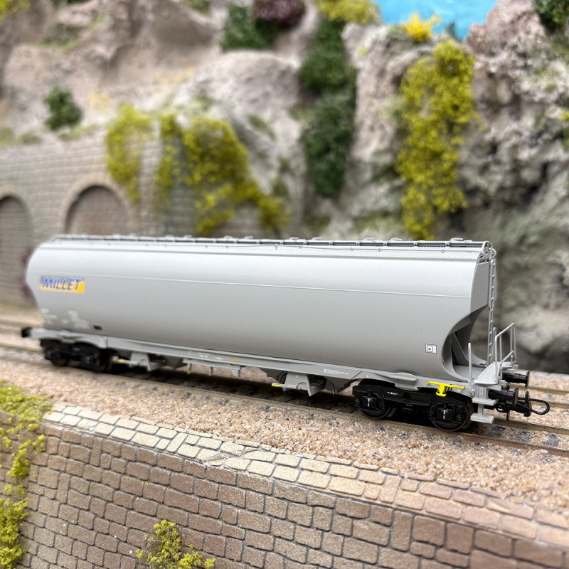 Wagon Couvert GLS Roco époque IV – DB – Brun Et Gris – HO (1/87)