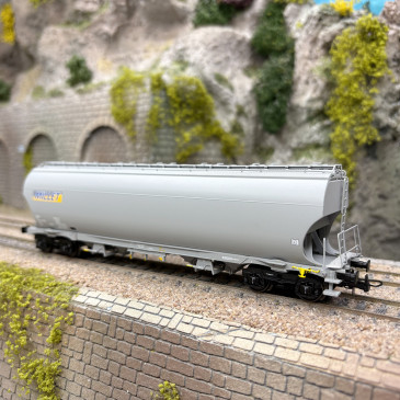 Wagon trémie Tagnpps, "Nouveau logo Millet", SNCF, Ep. VI - LSMODELS 30594 - HO 1/87