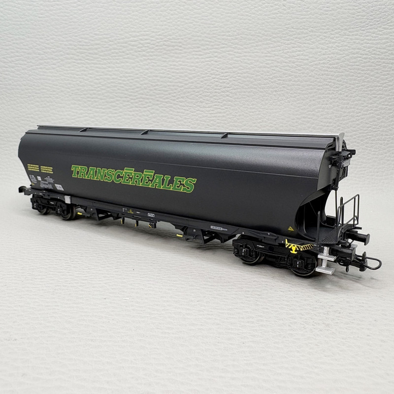 LSMODELS 30591 - Wagon trémie Tagnpps, "Trancéréales", gris foncé, SNCF