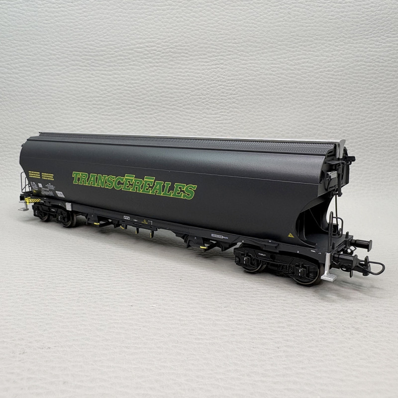 LSMODELS 30591 - Wagon trémie Tagnpps, "Trancéréales", gris foncé, SNCF