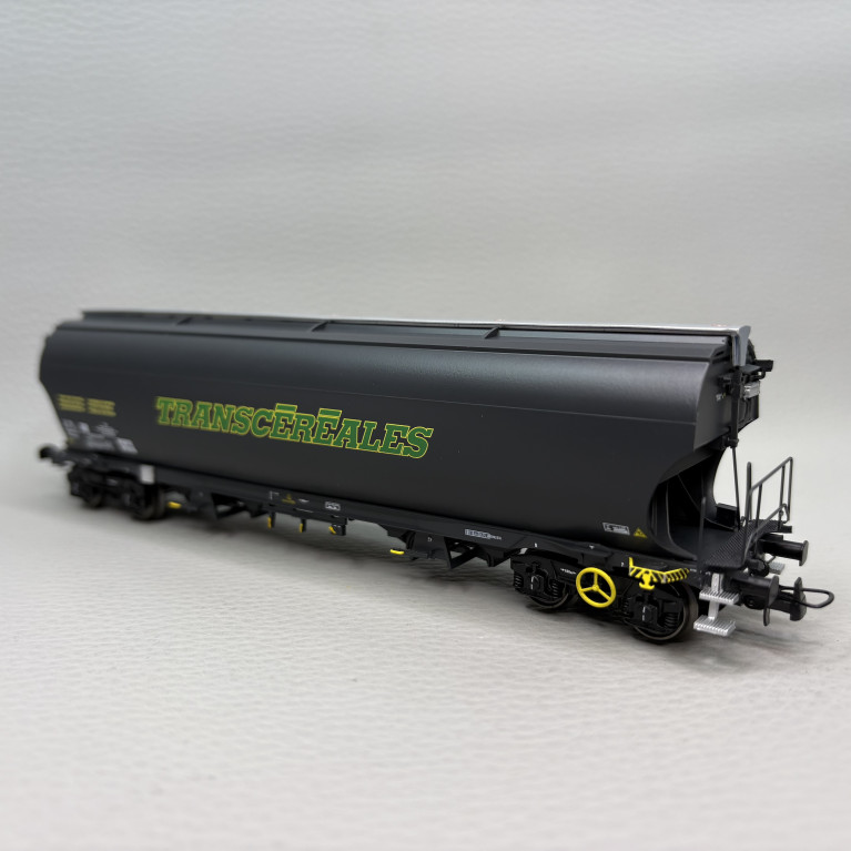 LSMODELS 30590 - Wagon trémie Tagnpps, "Trancéréales", gris foncé, SNCF