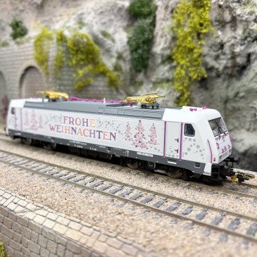 Locomotive électrique BR 185.2, version Noël 2025 - MARKLIN 36025 - HO 1/87