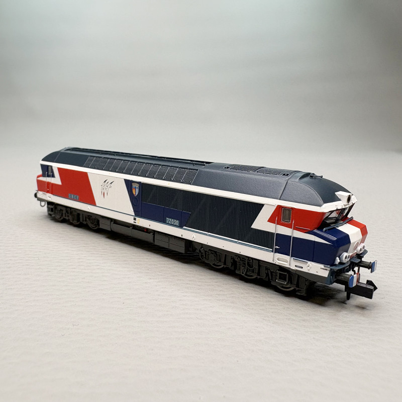 ARNOLD HNS2652S, Locomotive diesel CC 72030, "livrée bicentenaire, tricolore", SNCF