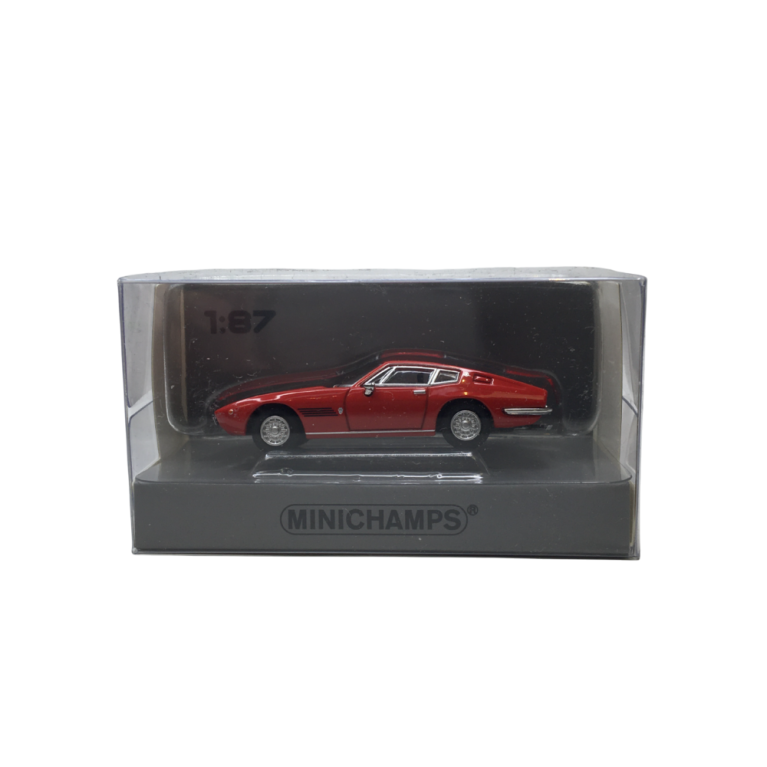Maserati Ghibli coupé, rouge, 1969 - Minichamps 870123020 - 1/87 Maserati Ghibli coupé, rouge, 1969 - Minichamps 870123020 - 1/87