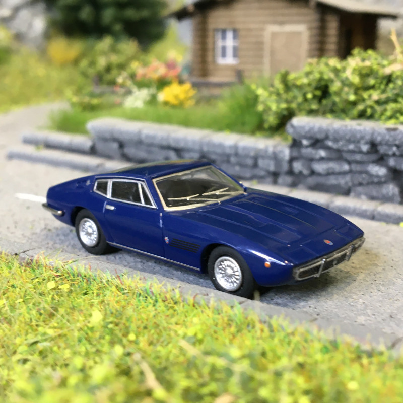 Maserati Ghibli coupé, bleu foncé, 1969 - Minichamps 870123021 - 1/87 Maserati Ghibli coupé, bleu foncé, 1969 - Minichamps 870123021 - 1/87