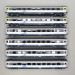 LSMODELS 47400AC - Rame de 6 voitures Apm EC 1CL et Bpm EC 2CL "Cisalpino", SBB CFF FFS