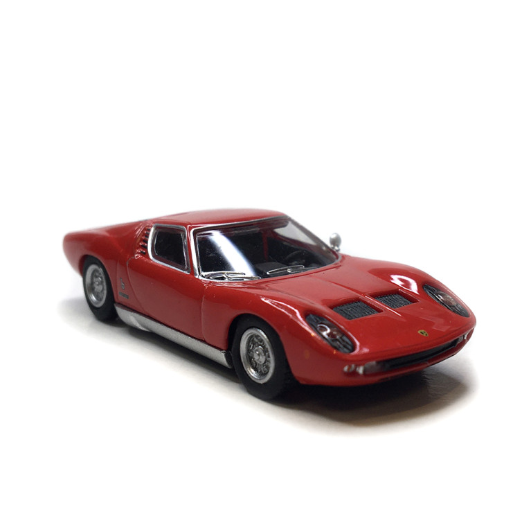 Lamborghini Miura, rouge, 1966 - Minichamps 870103020 - 1/87 Lamborghini Miura, rouge, 1966 - Minichamps 870103020 - 1/87