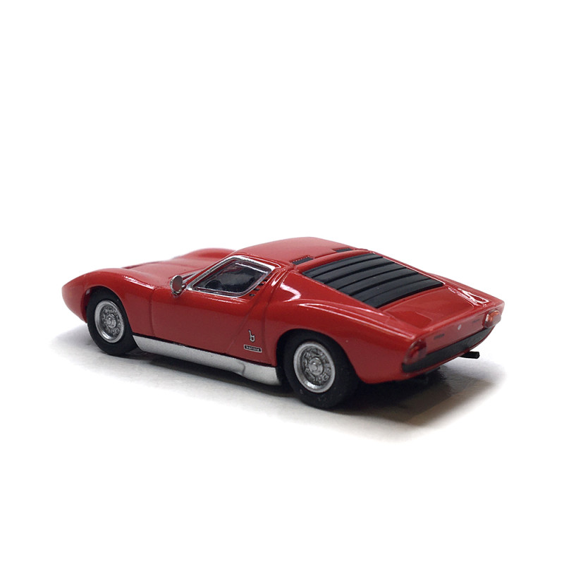 Lamborghini Miura, rouge, 1966 - Minichamps 870103020 - 1/87 Lamborghini Miura, rouge, 1966 - Minichamps 870103020 - 1/87