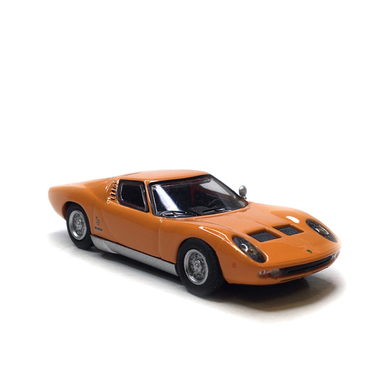 Lamborghini Miura, orange, 1966 - Minichamps 870103021 - 1/87 Lamborghini Miura, orange, 1966 - Minichamps 870103021 - 1/87